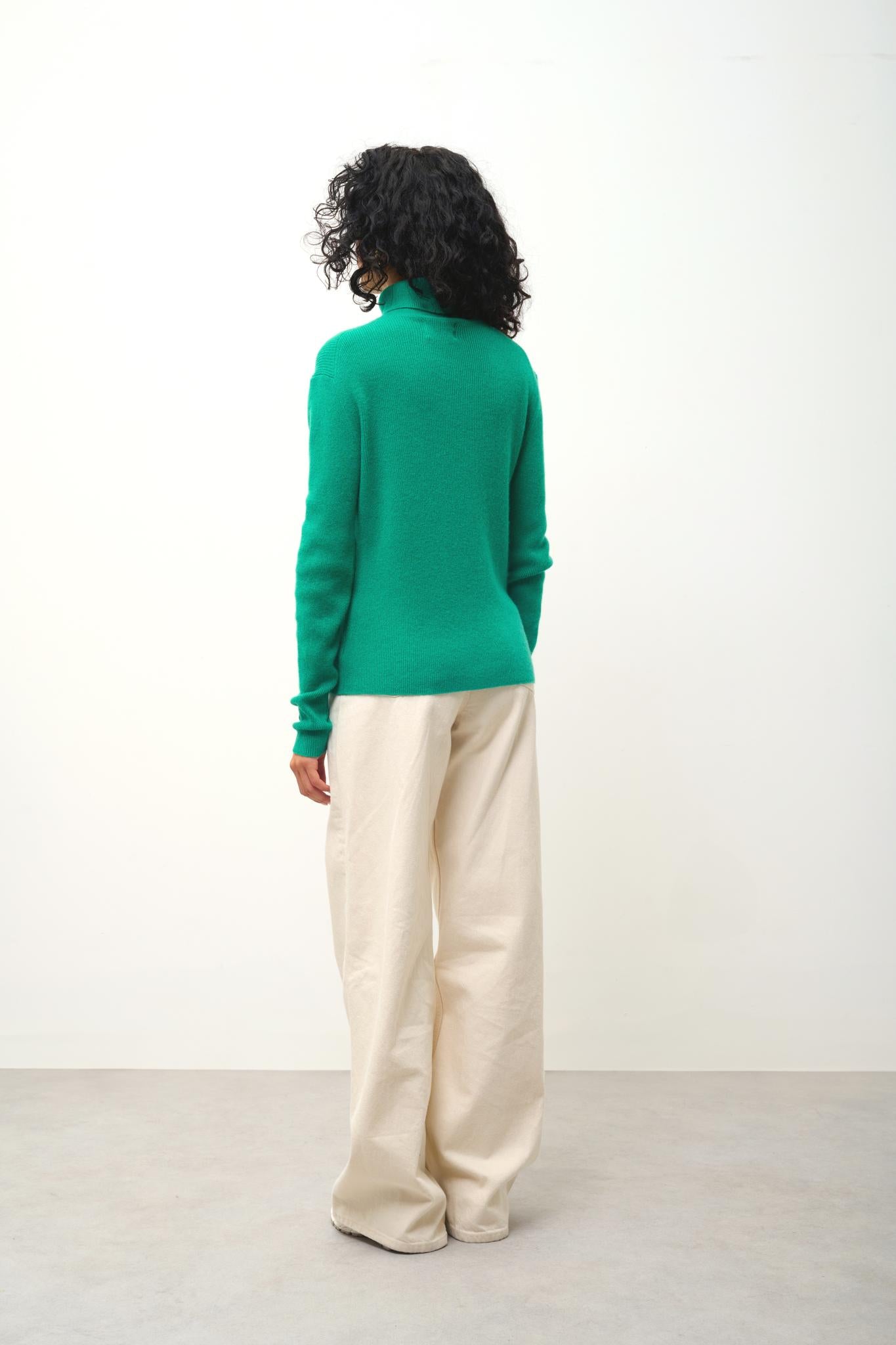 SUZIE Rollkragenpullover mint 100% Kaschmir