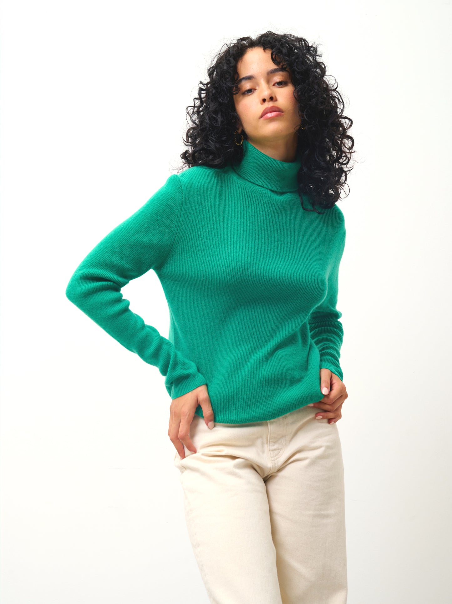 SUZIE Rollkragenpullover mint 100% Kaschmir