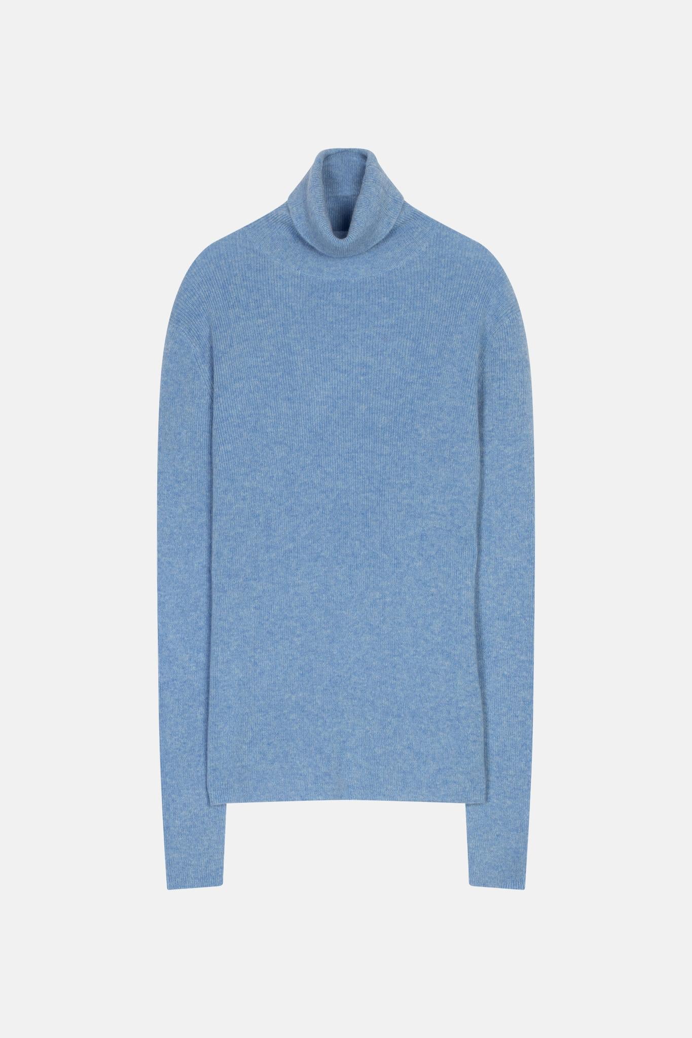 SUZIE Rollkragenpullover sky 100% Kaschmir