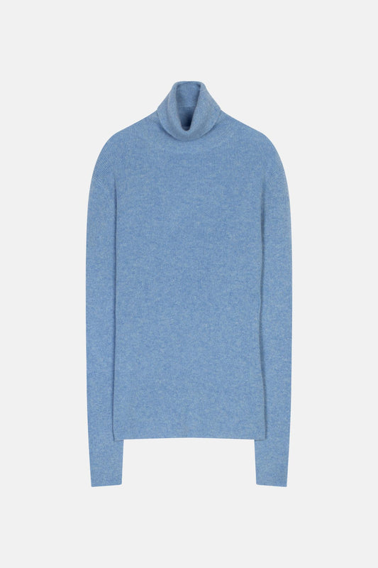 SUZIE Rollkragenpullover sky 100% Kaschmir
