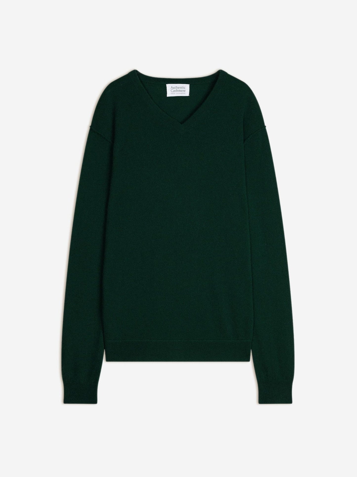 timeo pull col v cyprès 100% cachemire