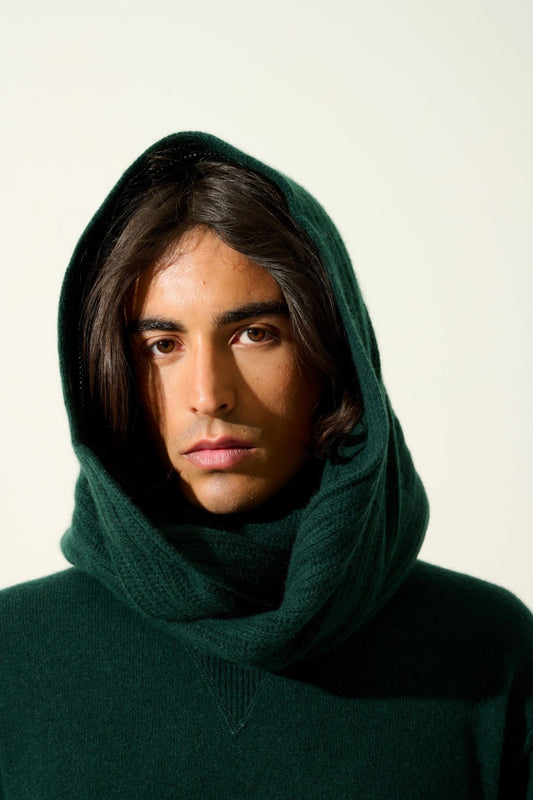 TOMMY cypress 4-thread choker 100% cashmere