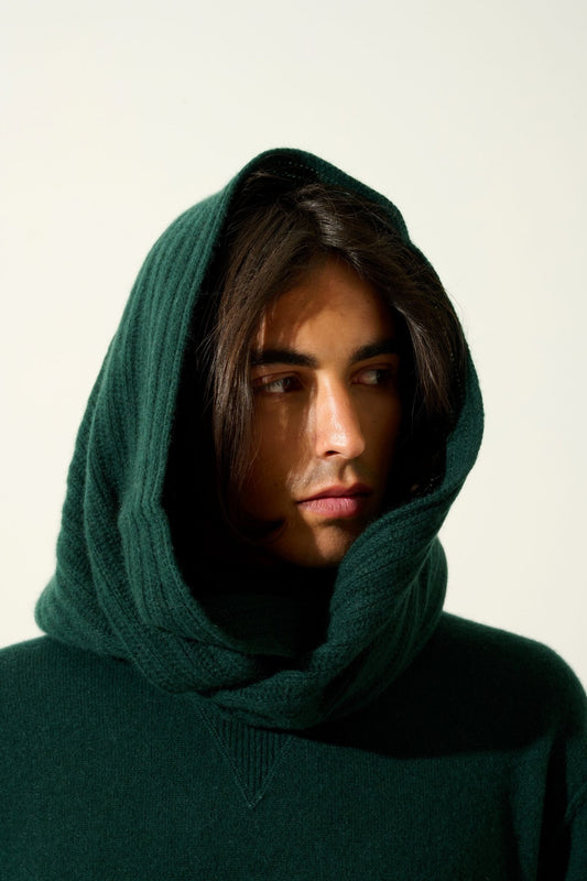 TOMMY cypress 4-thread choker 100% cashmere