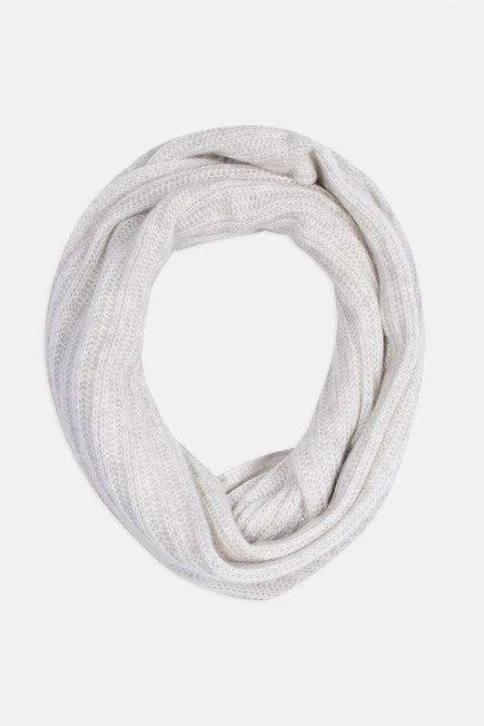 tommy tour de cou 4 fils gris perle chiné 100% cachemire