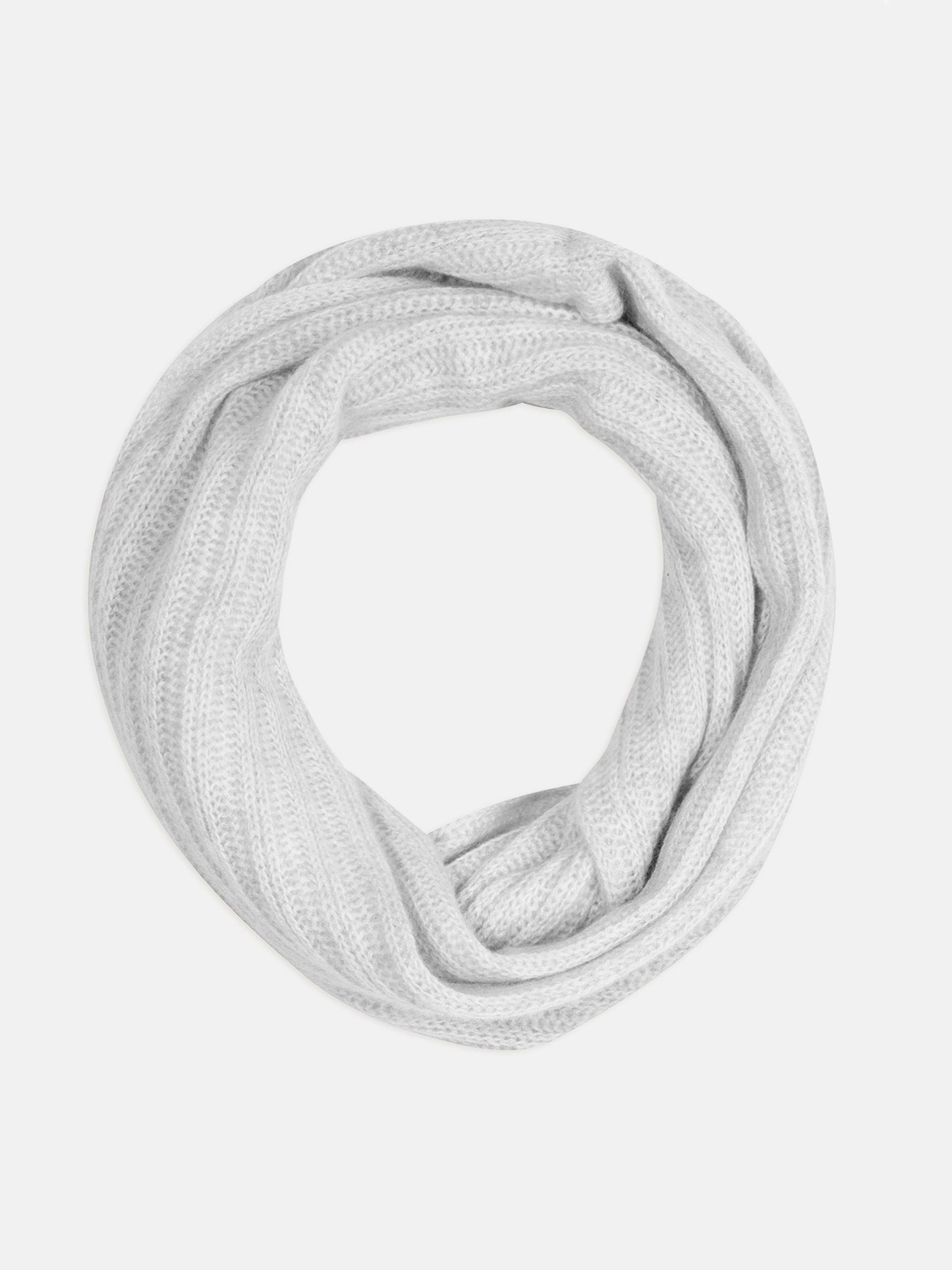 TOMMY tour de cou 4 fils gris perle chiné 100% cachemire