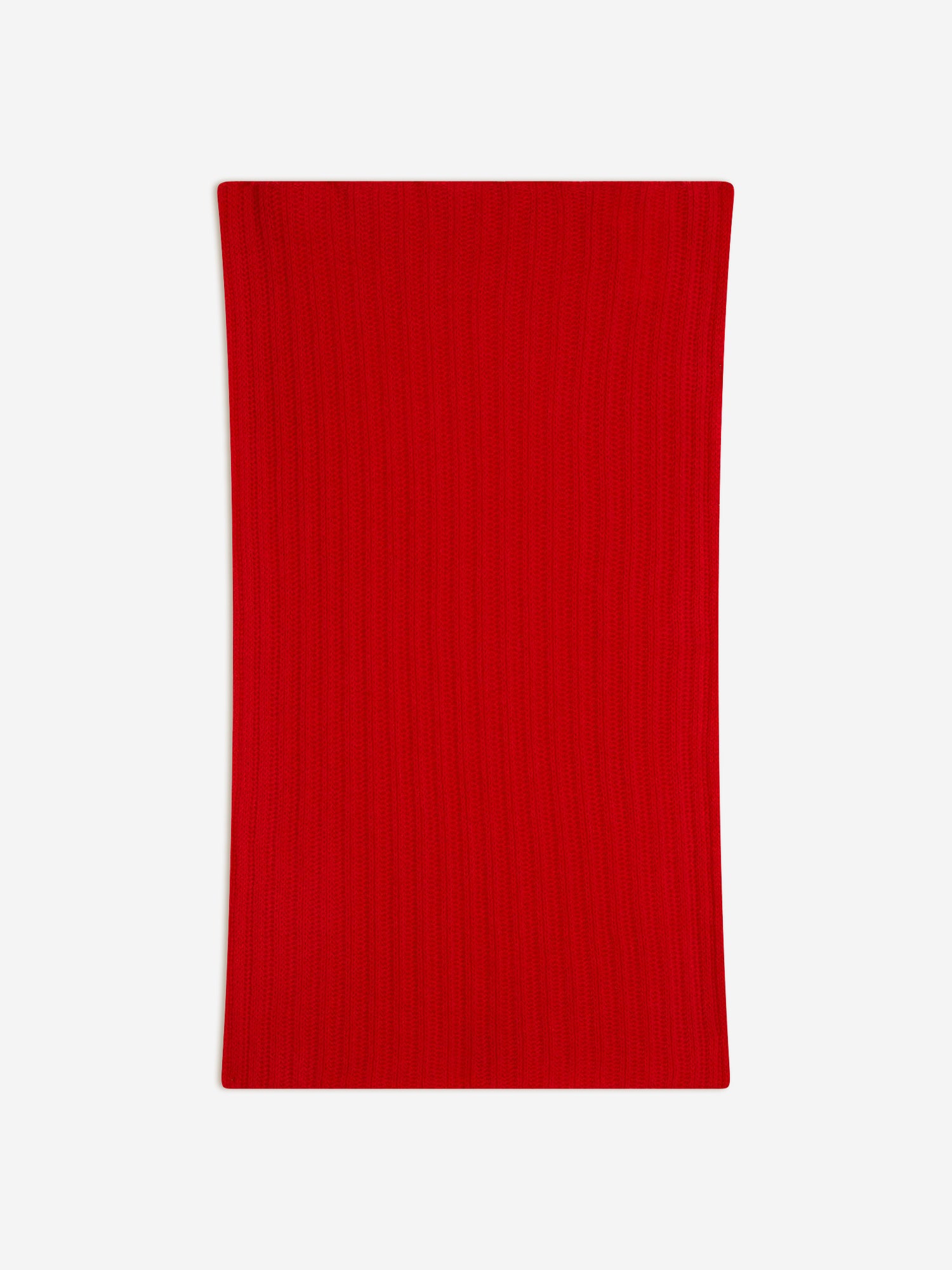 TOMMY 4-fädiger Halswärmer, rot, 100 % Kaschmir