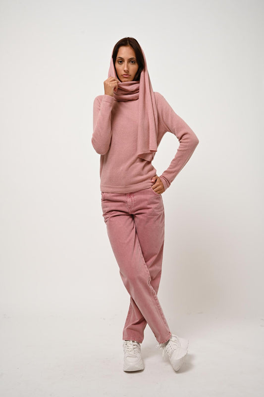 VAYMONT rosewood scarf 100% cashmere