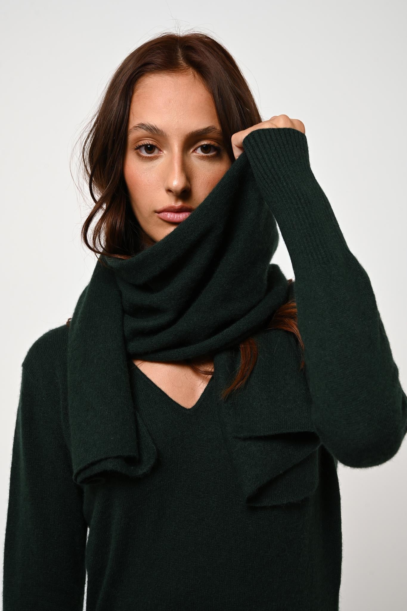 VAYMONT cypress scarf 100% cashmere