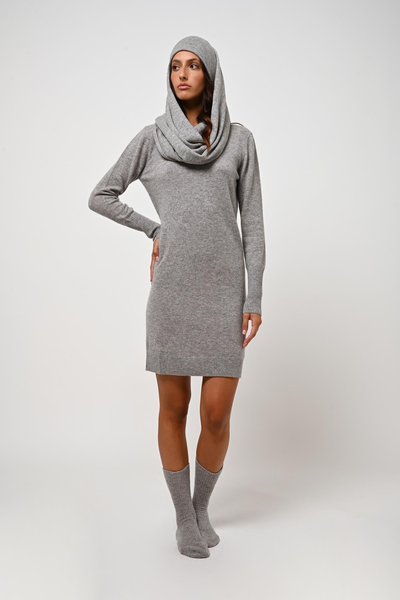 VAYMONT écharpe nuage chiné 100% cachemire