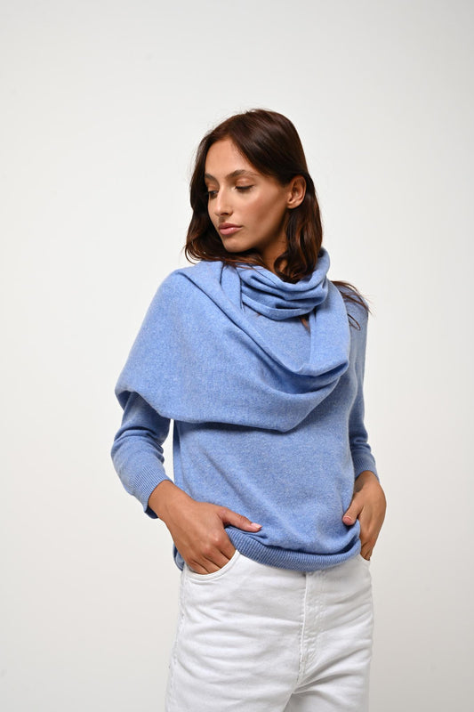 VAYMONT sky 100% cashmere scarf