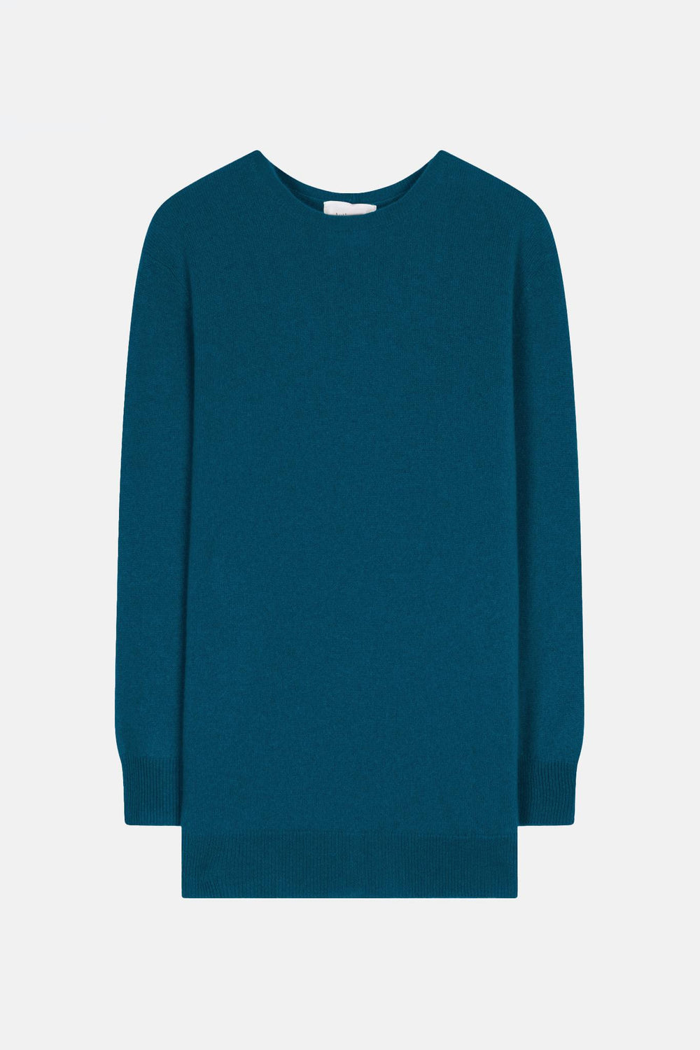ESTARIS peacock round-neck button-down sweater 100% cashmere