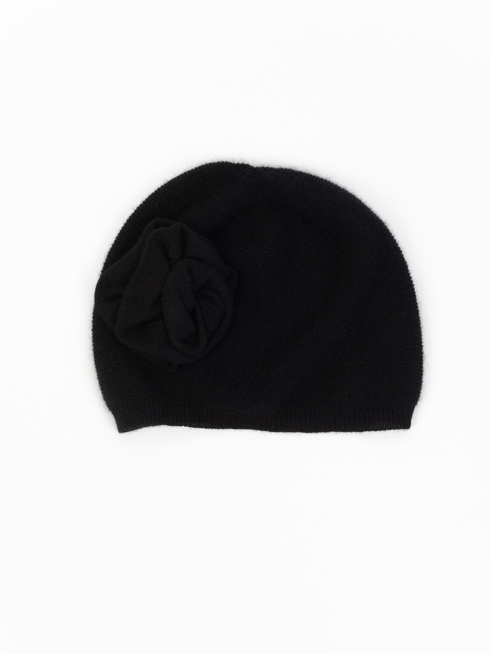 SUZANA black beanie 100% cashmere