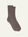Chaussettes 4 Fils Taupe Chiné