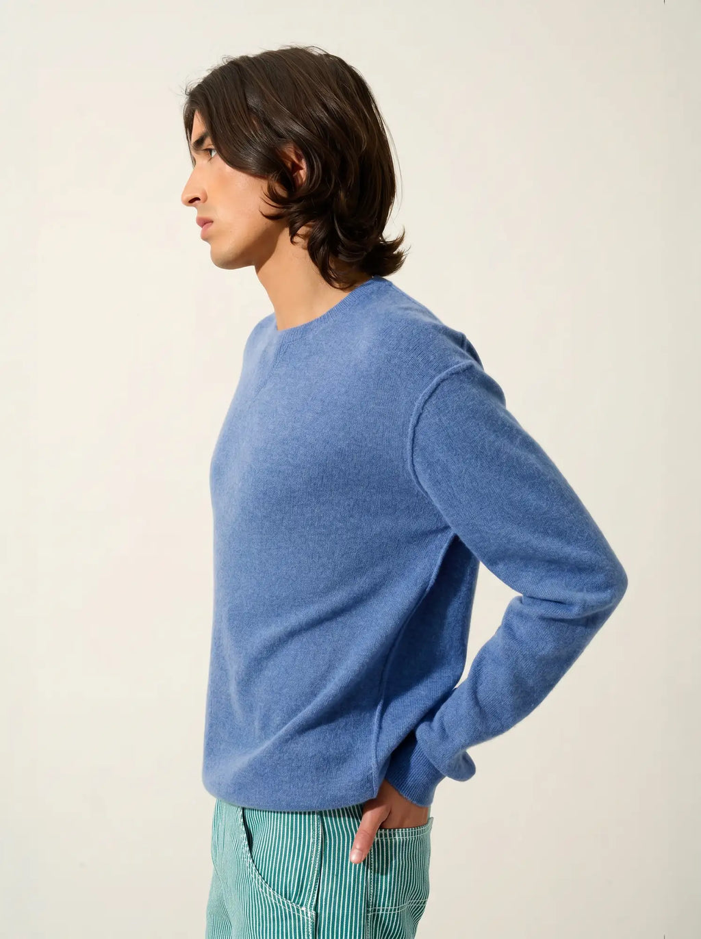 NOLAN Pull Col Rond Ciel