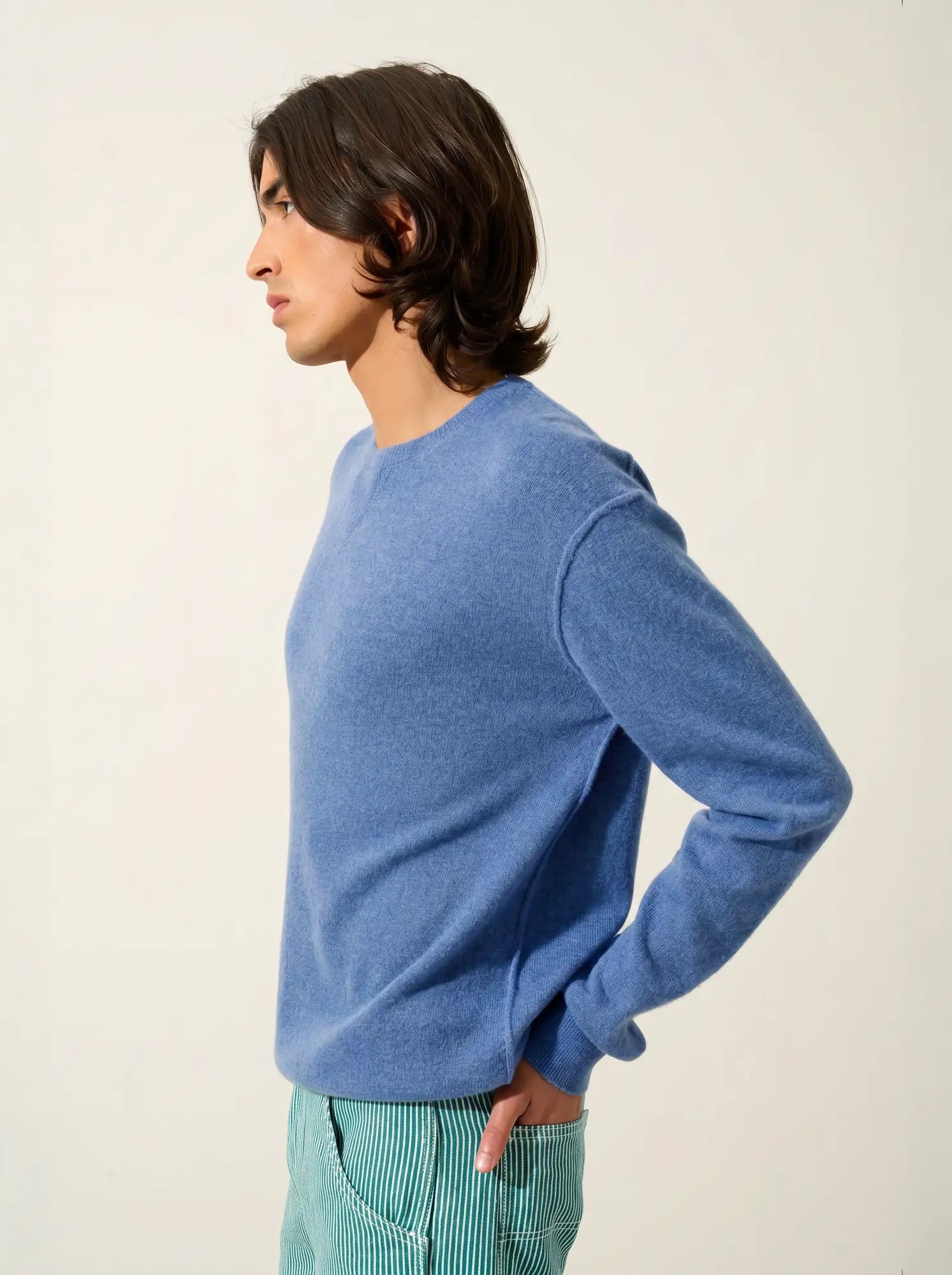 NOLAN Pull Col Rond Ciel