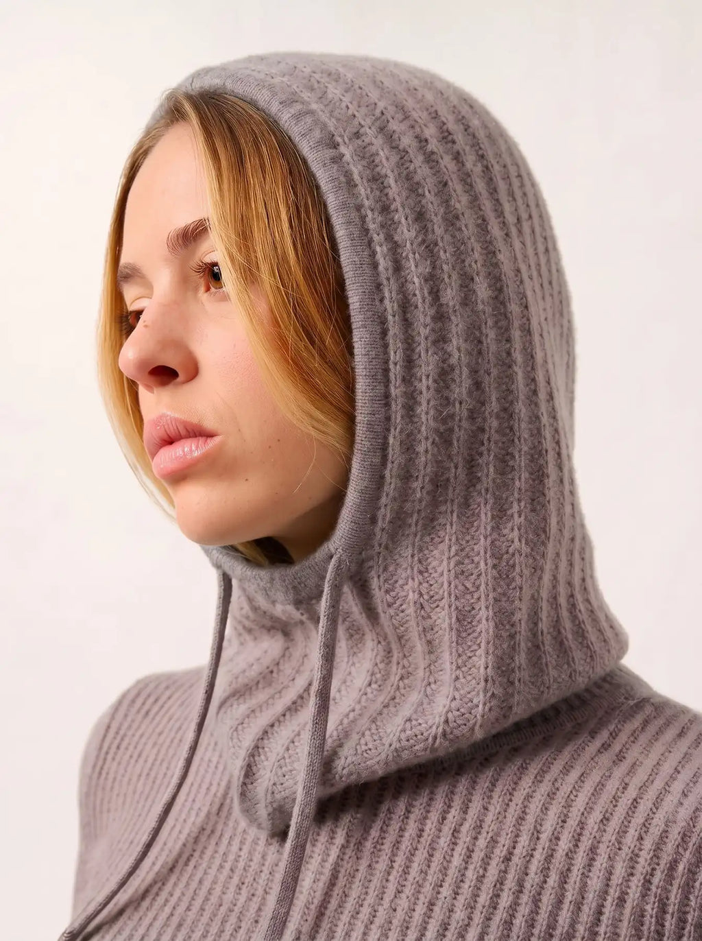 SILVAN Cagoule 8 Fils Caribou Chiné