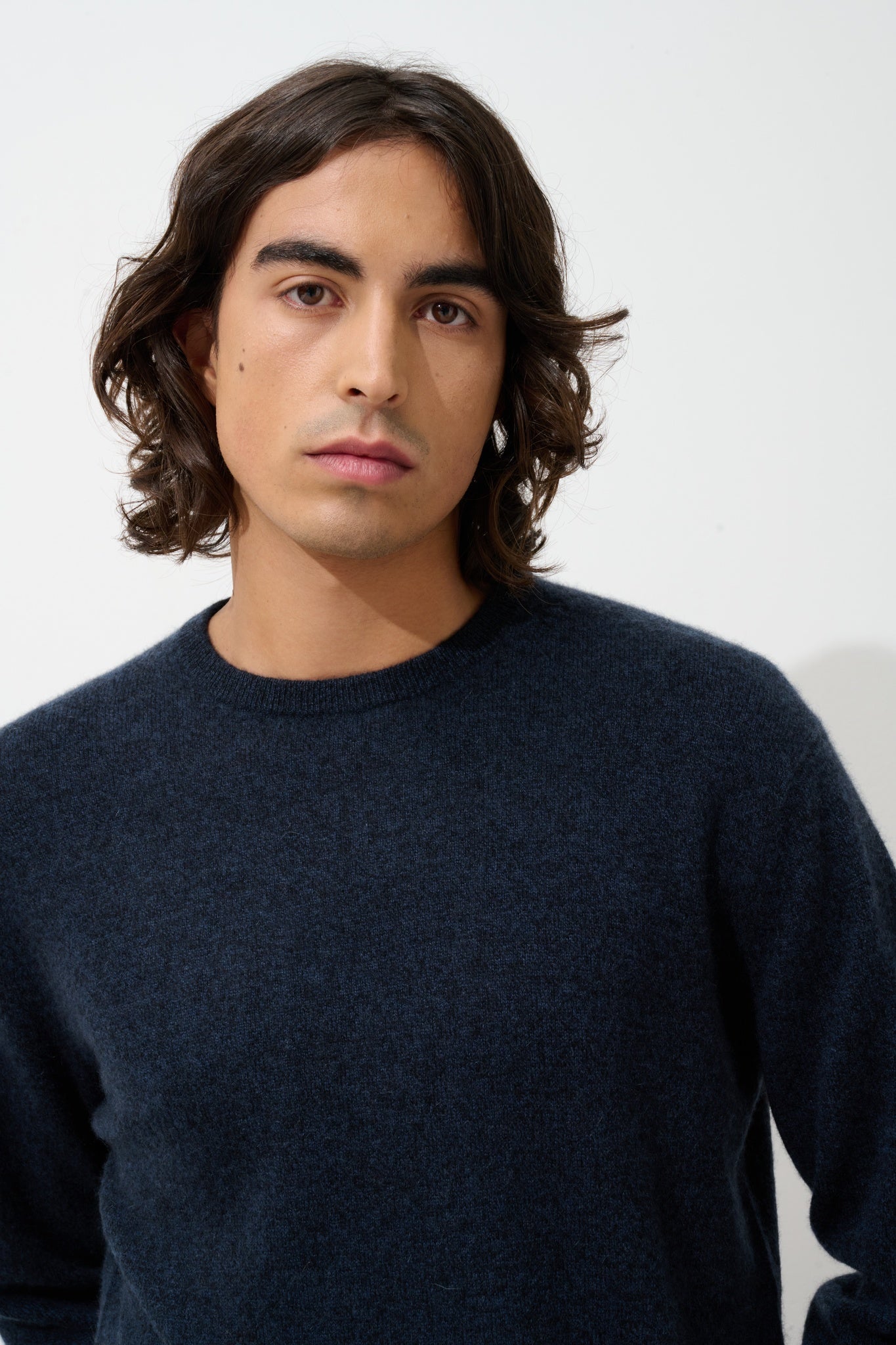 AIGLIÈRE caviar round-neck sweater 100% cashmere