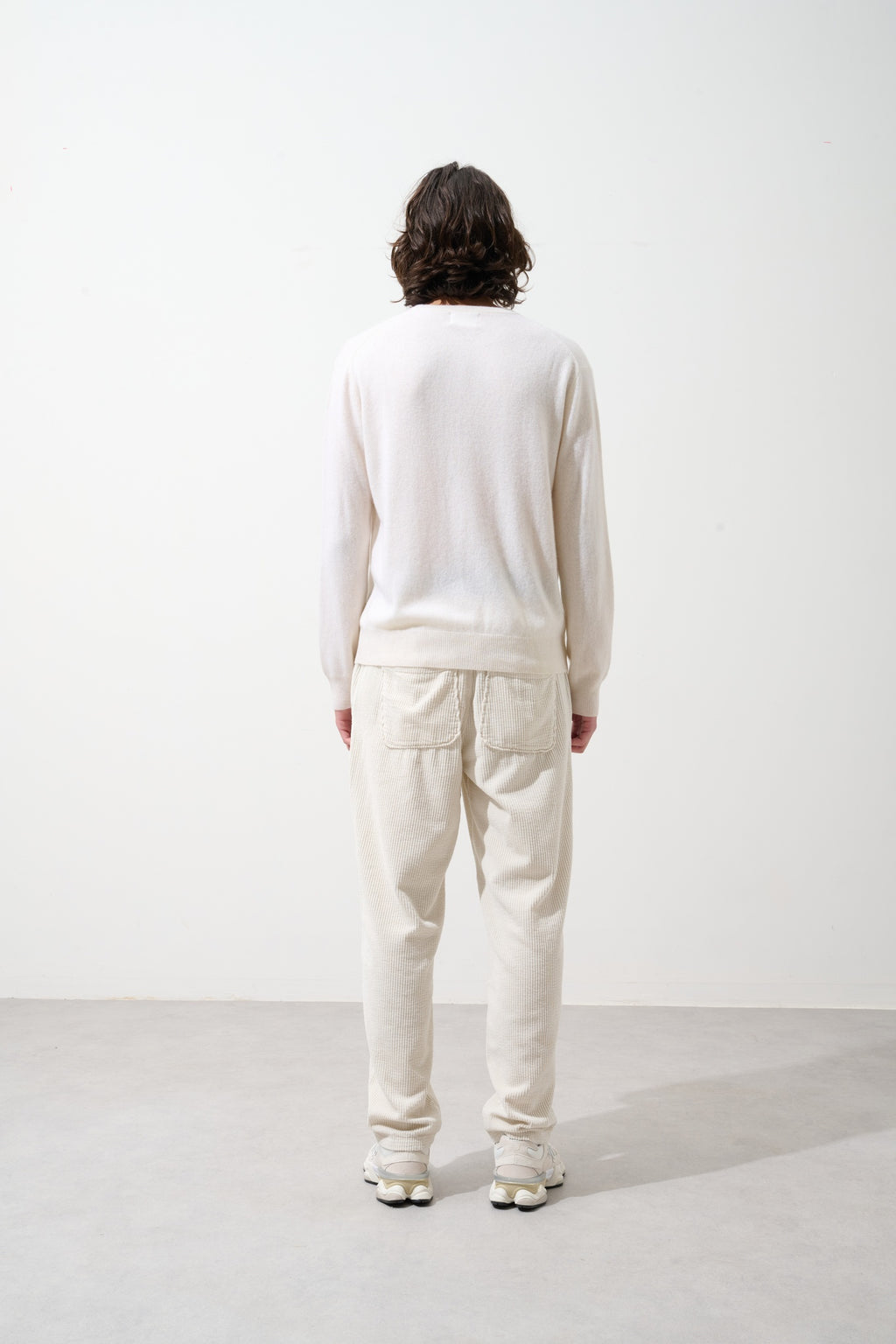 AIGLIÈRE pull col rond neige 100% cachemire