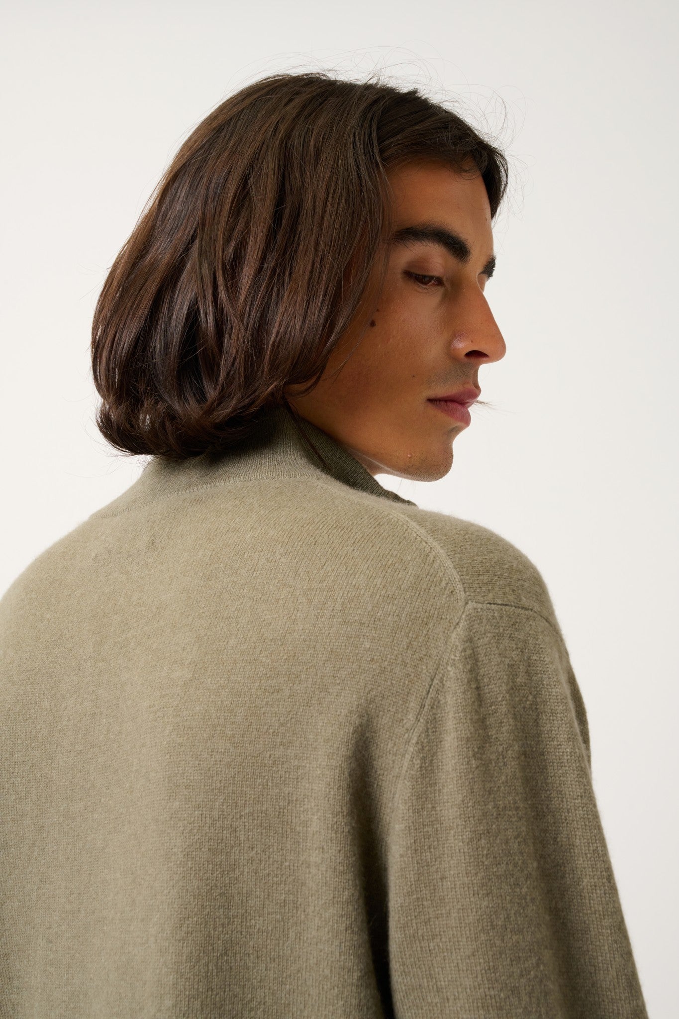 ambin pull camionneur army 100% cachemire