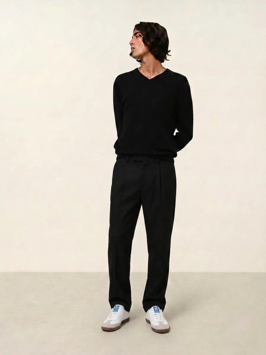AGEL pull col V noir