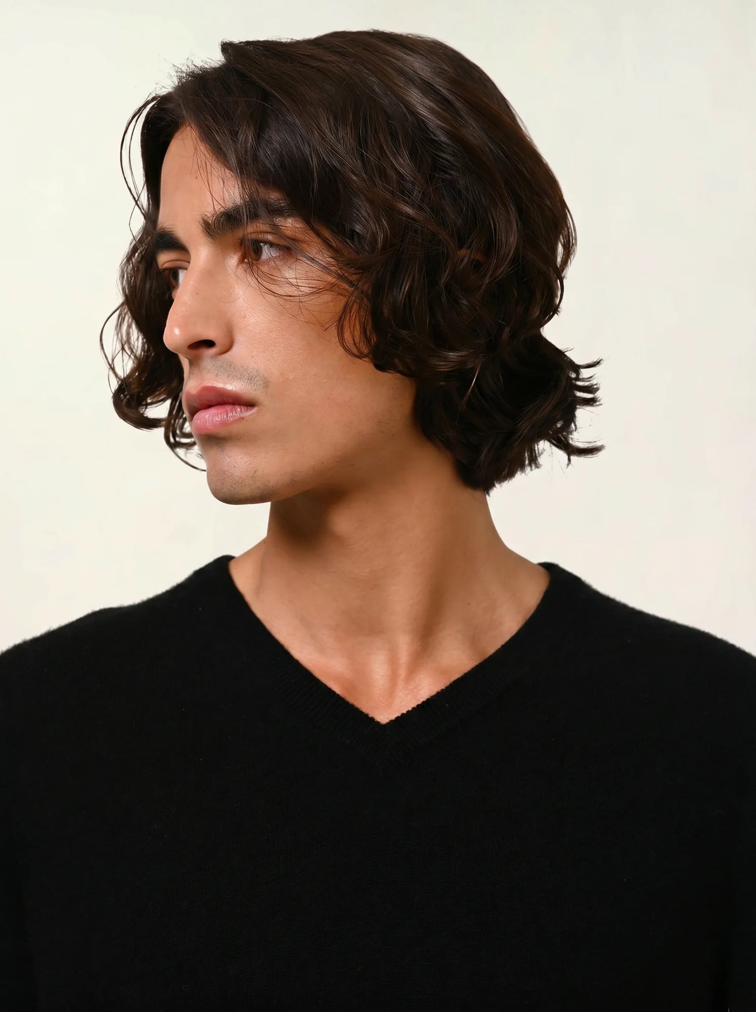 AGEL pull col V noir