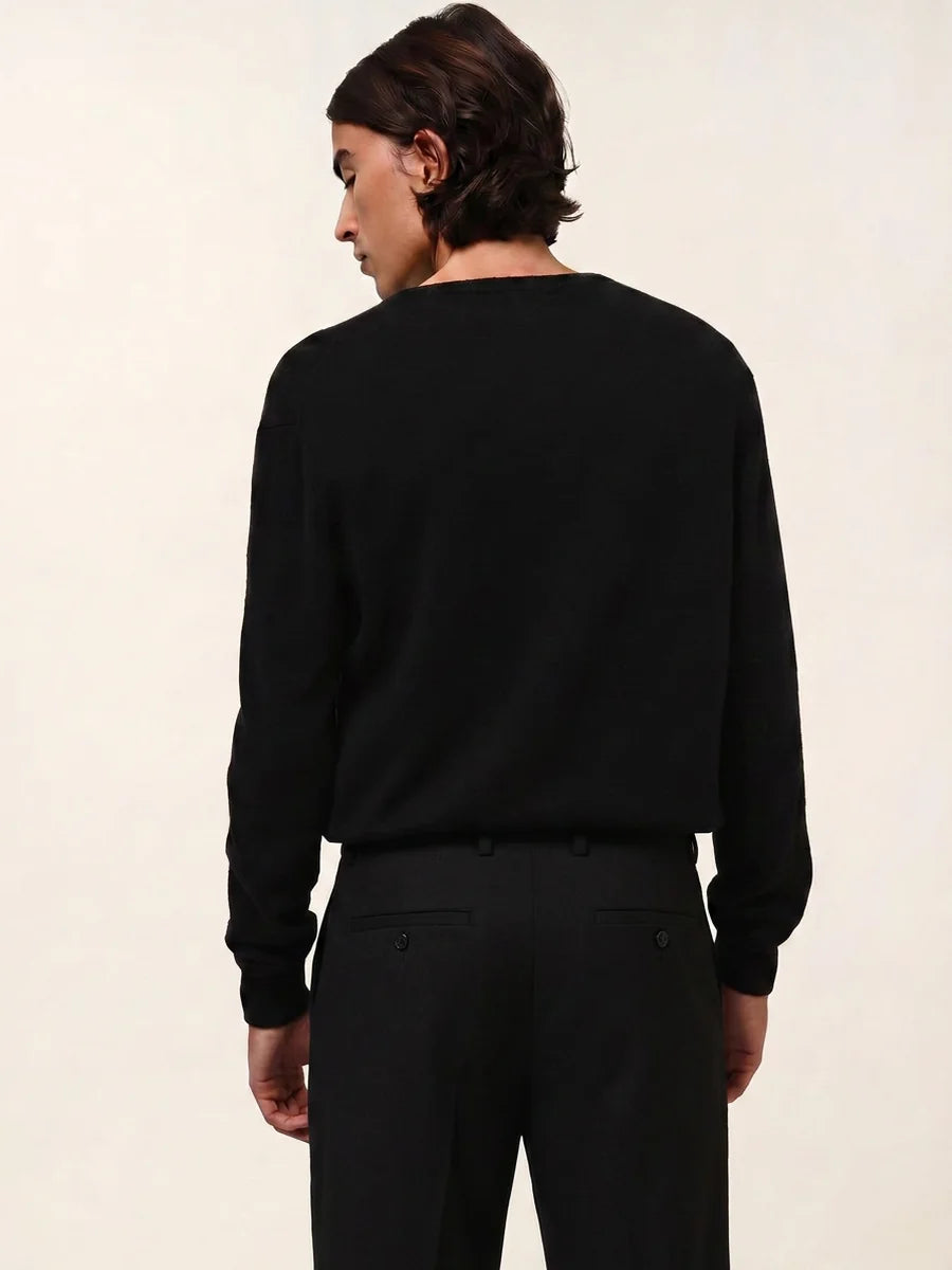 AGEL pull col V noir