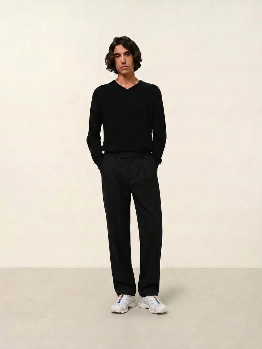 AGEL pull col V noir