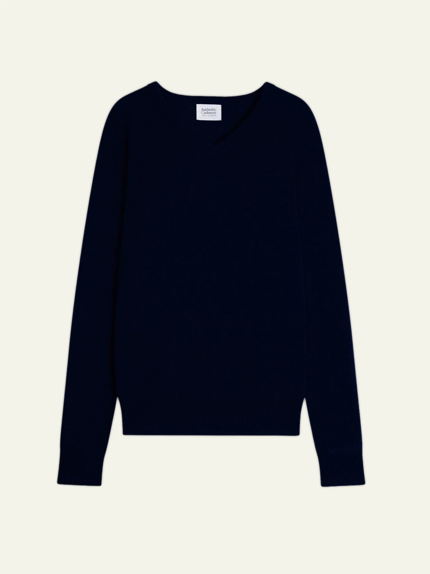 AGEL pull col V bleu marine