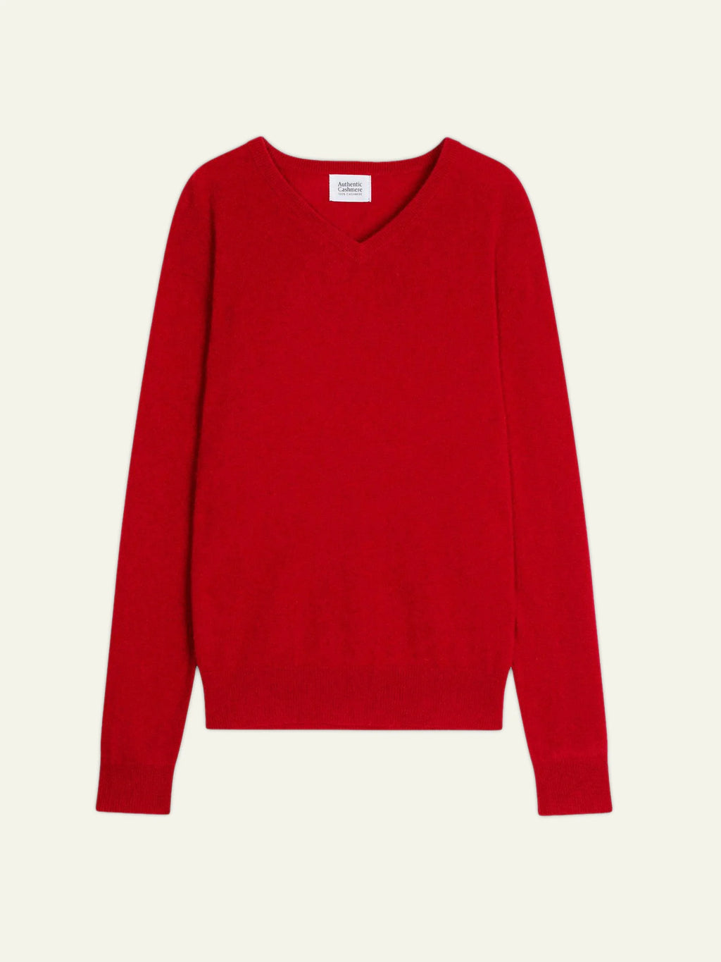 AGEL pull col V rouge