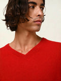 AGEL pull col V rouge