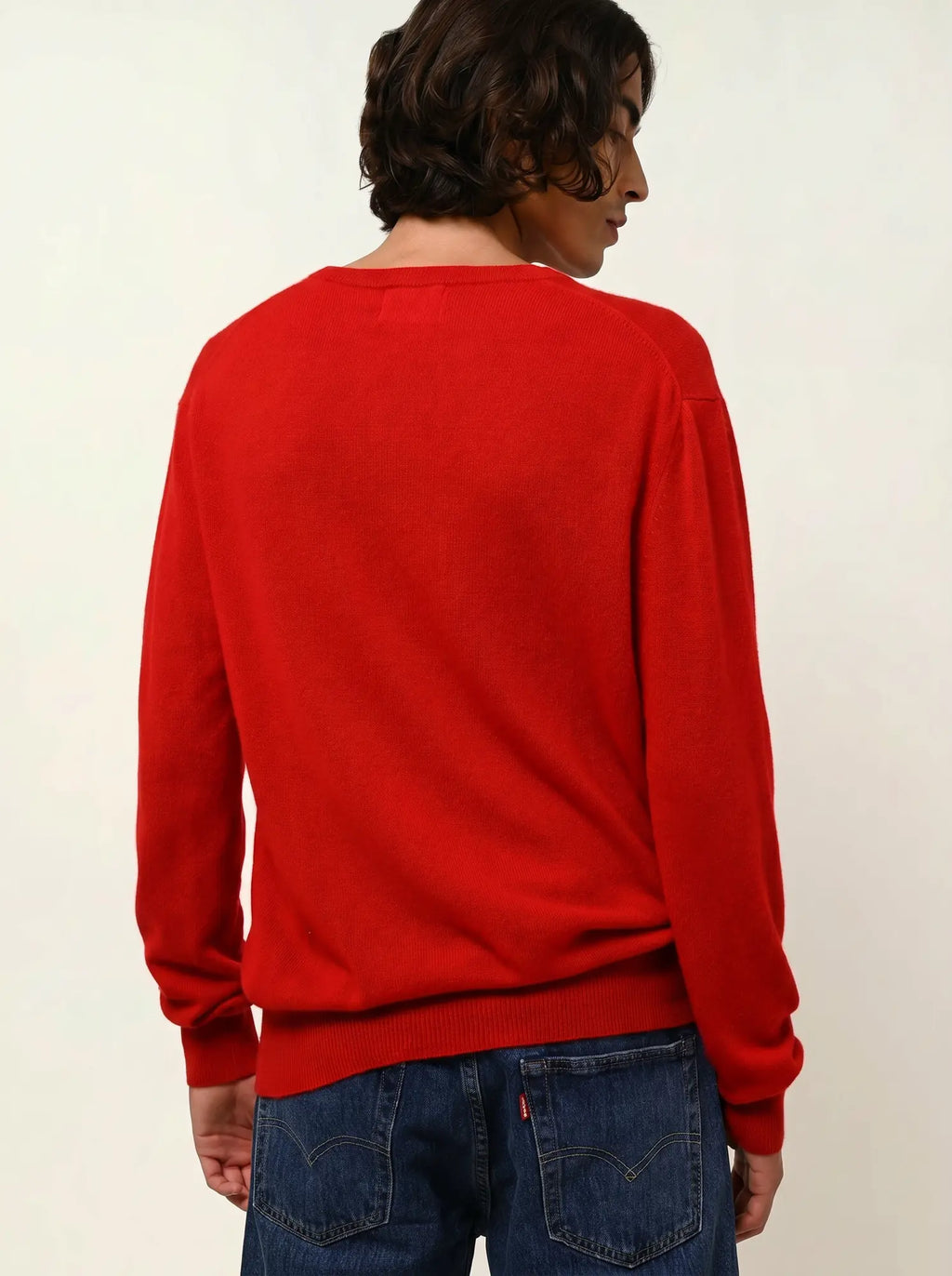 AGEL pull col V rouge