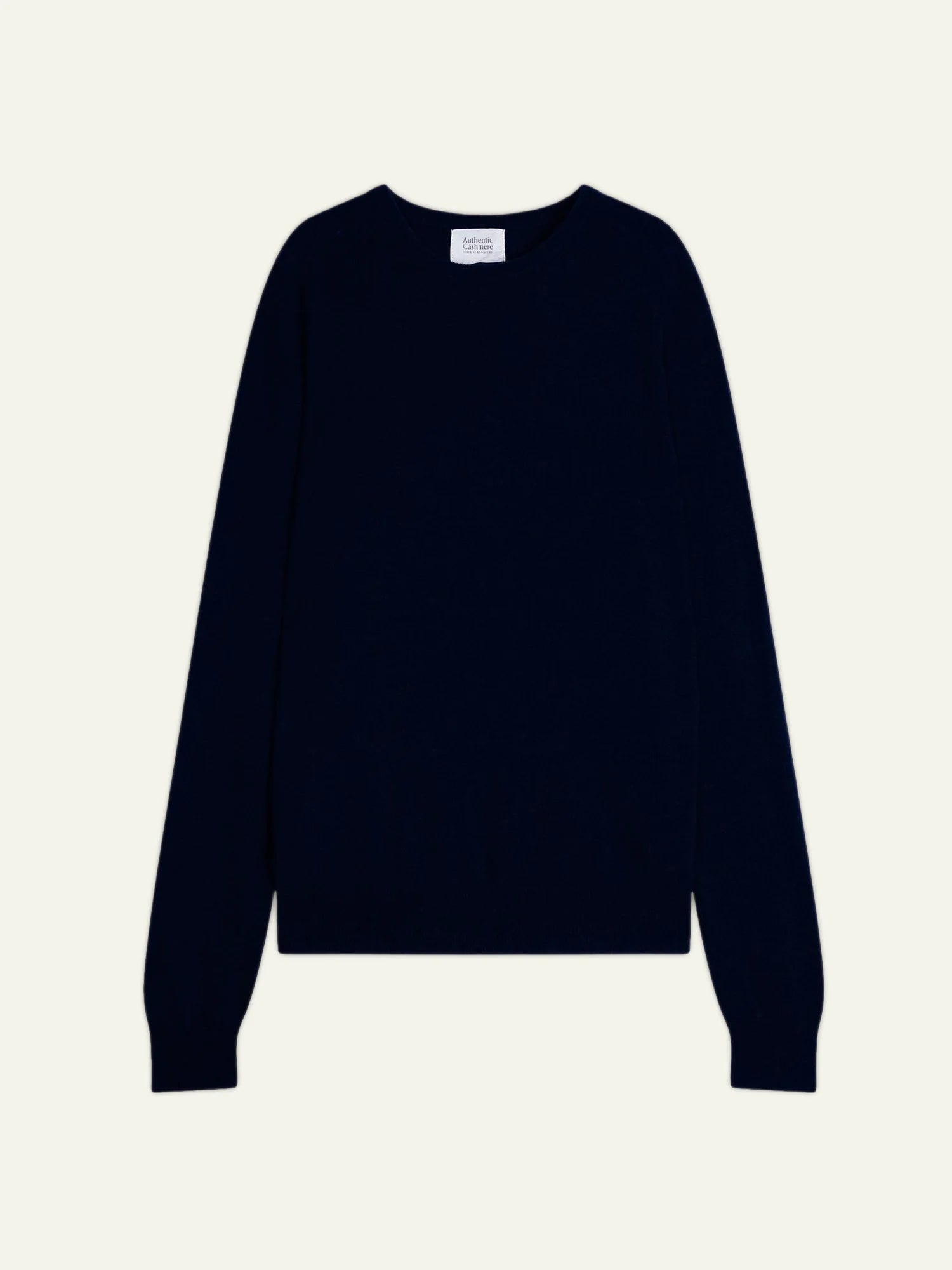 AIGLIÈRE pull col rond bleu marine