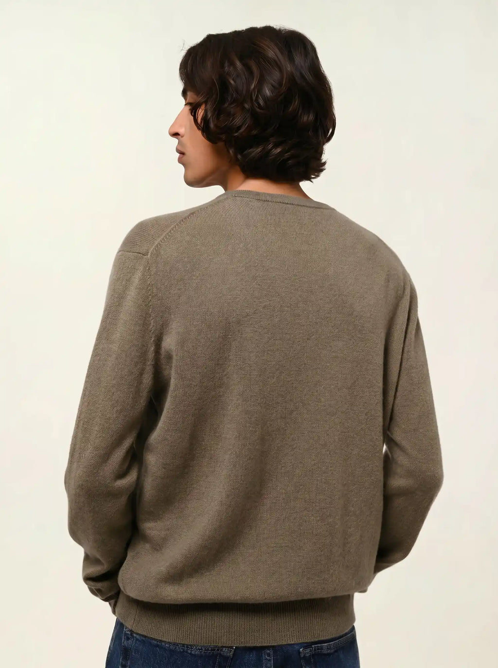 AIGLIÈRE pull col rond army