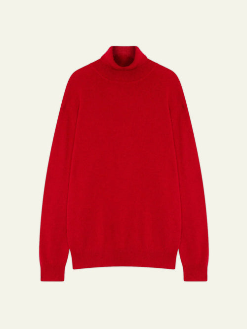 BANGE sweater turtleneck red