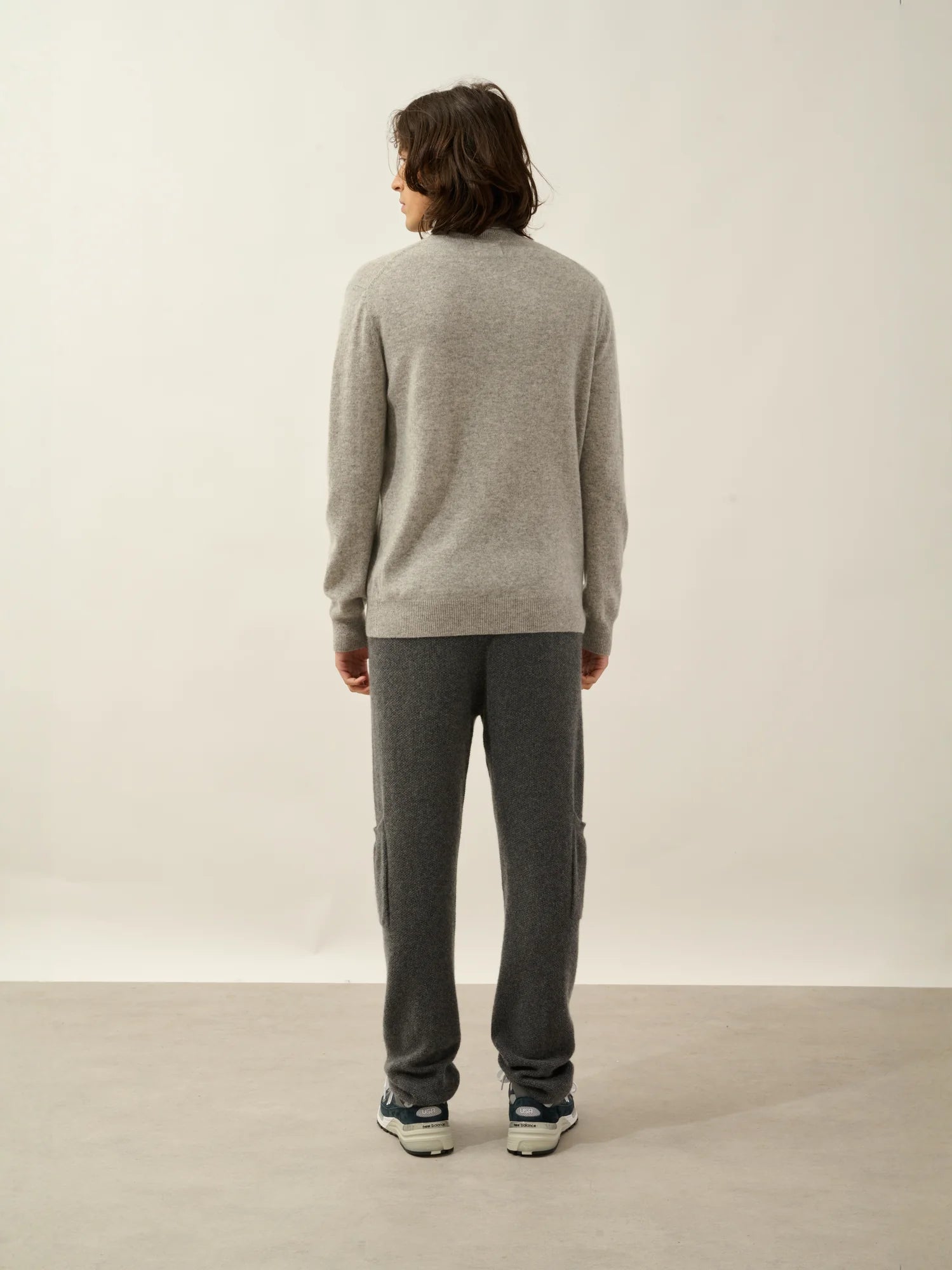 BANGE pull col roulé nuage chiné