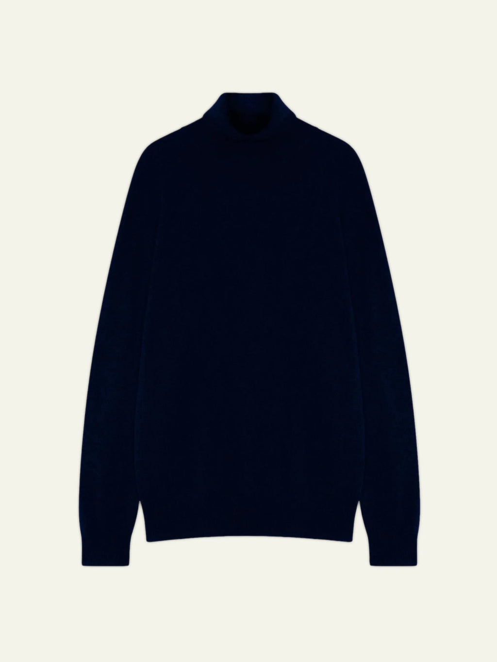 BANGE pull col roulé bleu marine