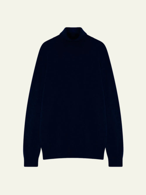 BANGE sweater turtleneck navy