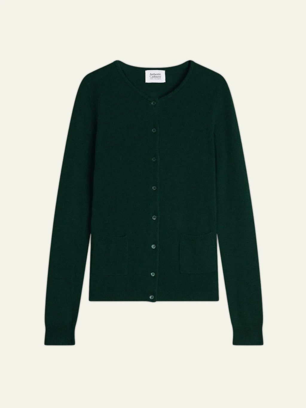 CARON cardigan col rond cyprès