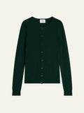 CARON Cardigan Col Rond Cyprès