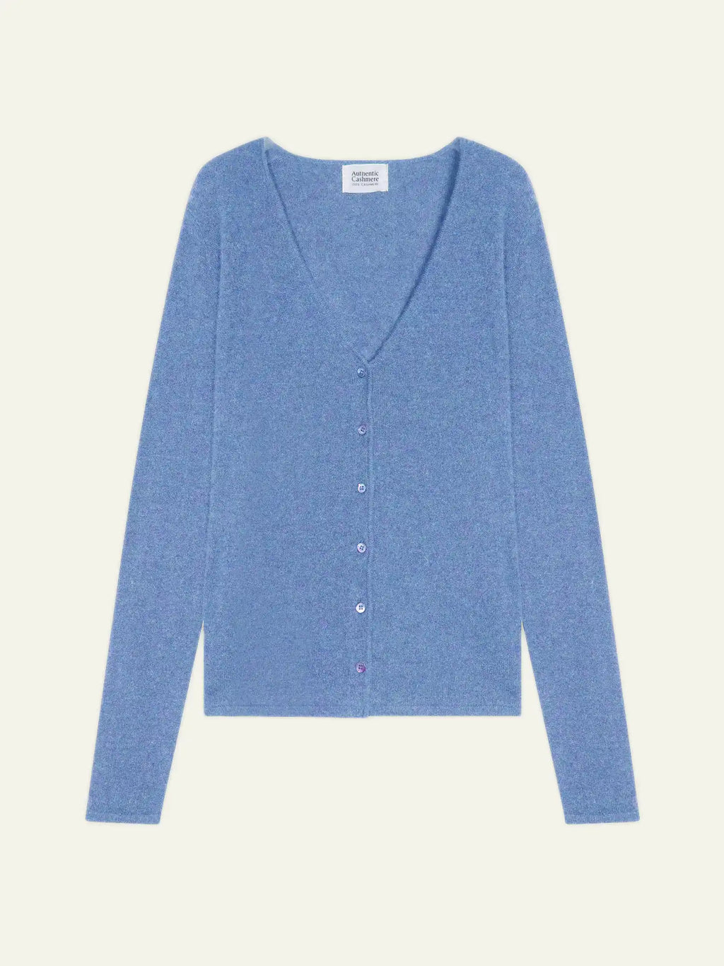 CHALAIS cardigan col V ciel