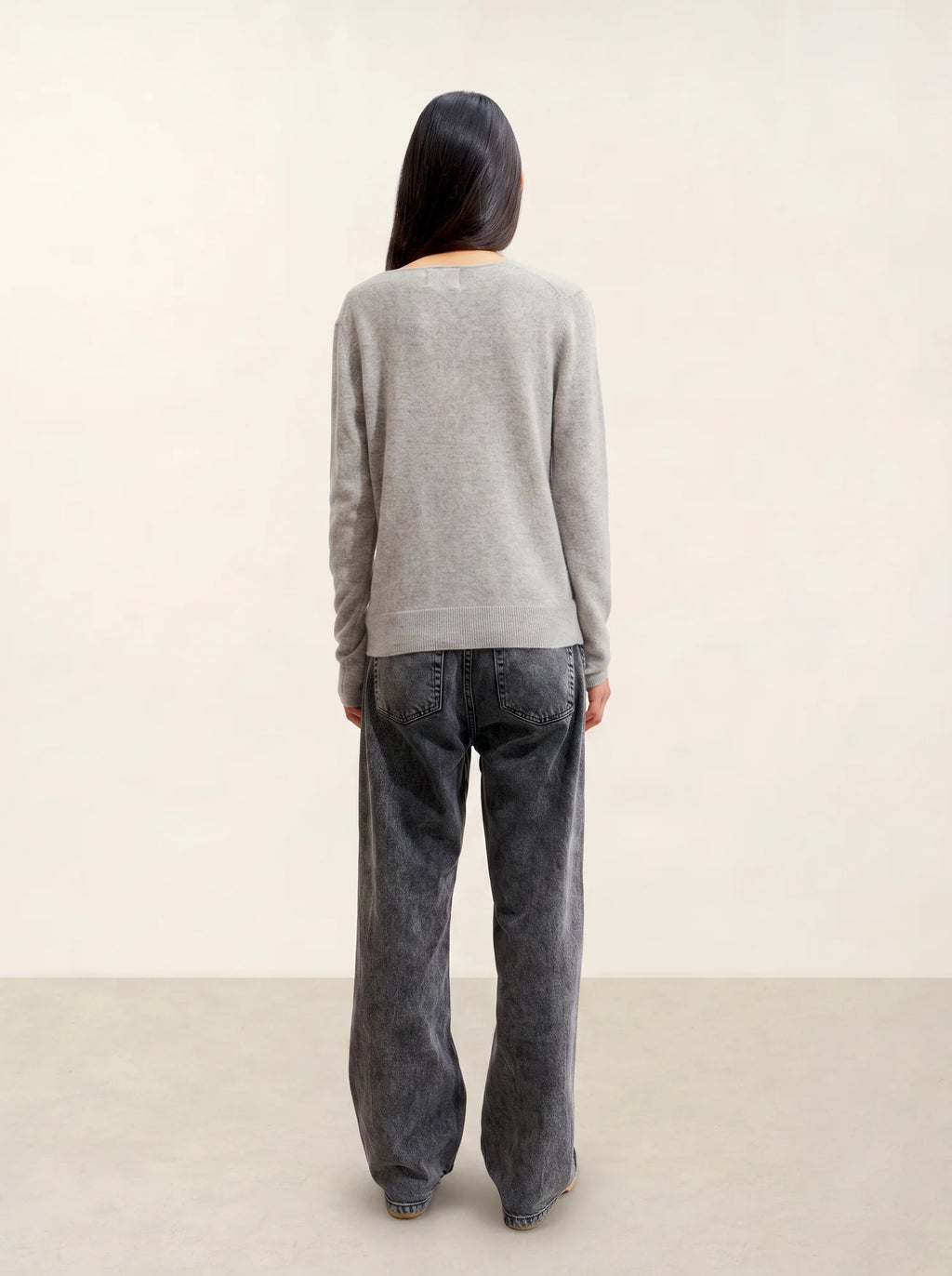 CHALAIS cardigan col V nuage chiné