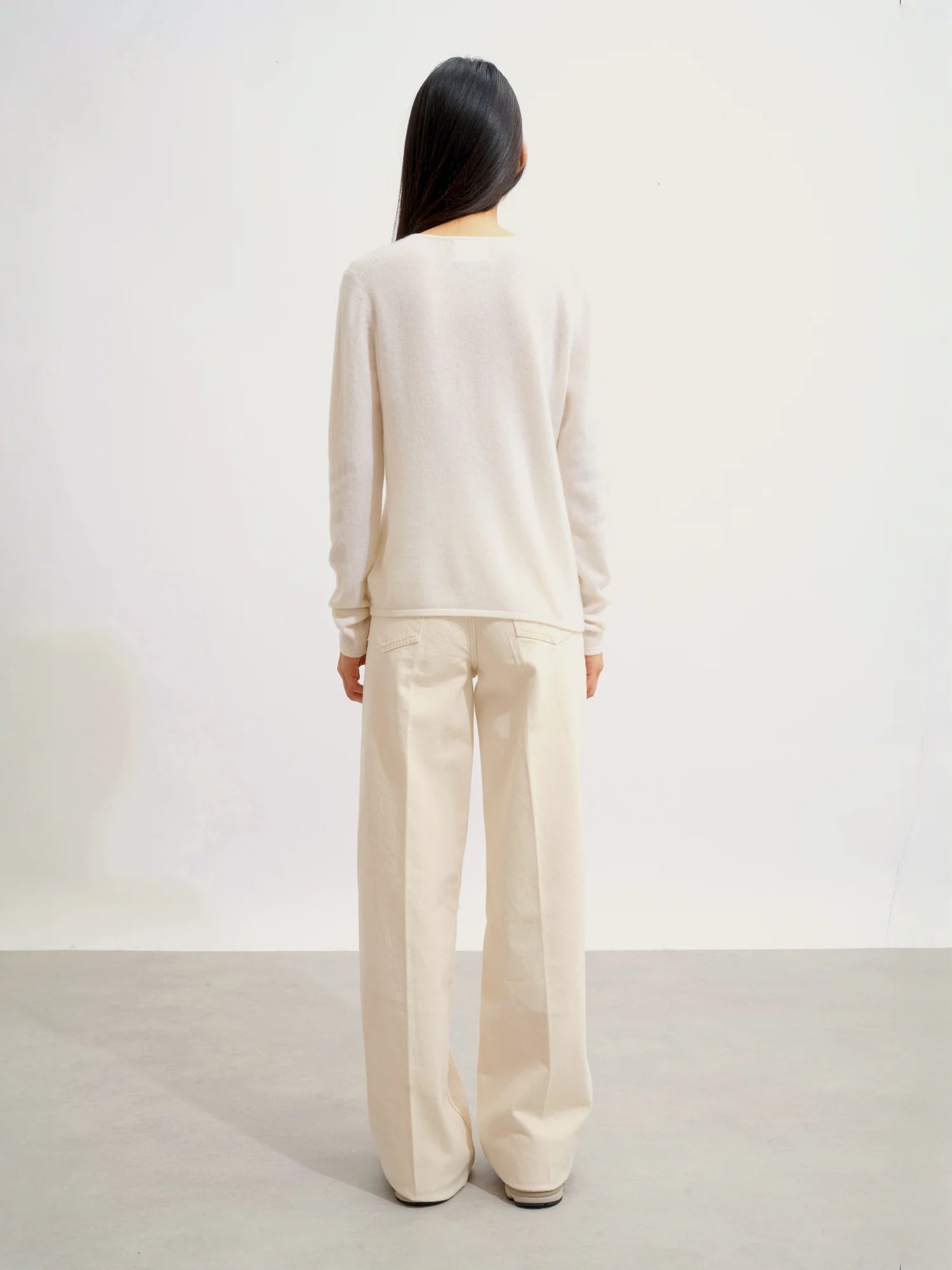 CHALAIS cardigan col V neige