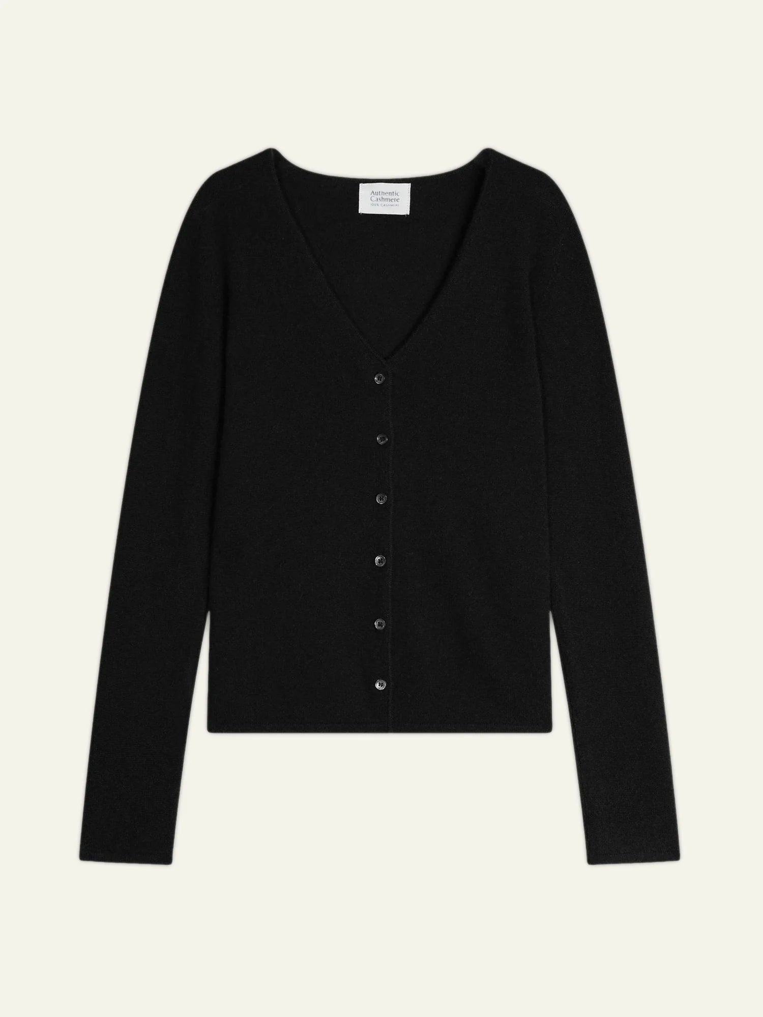 CHALAIS cardigan col V noir