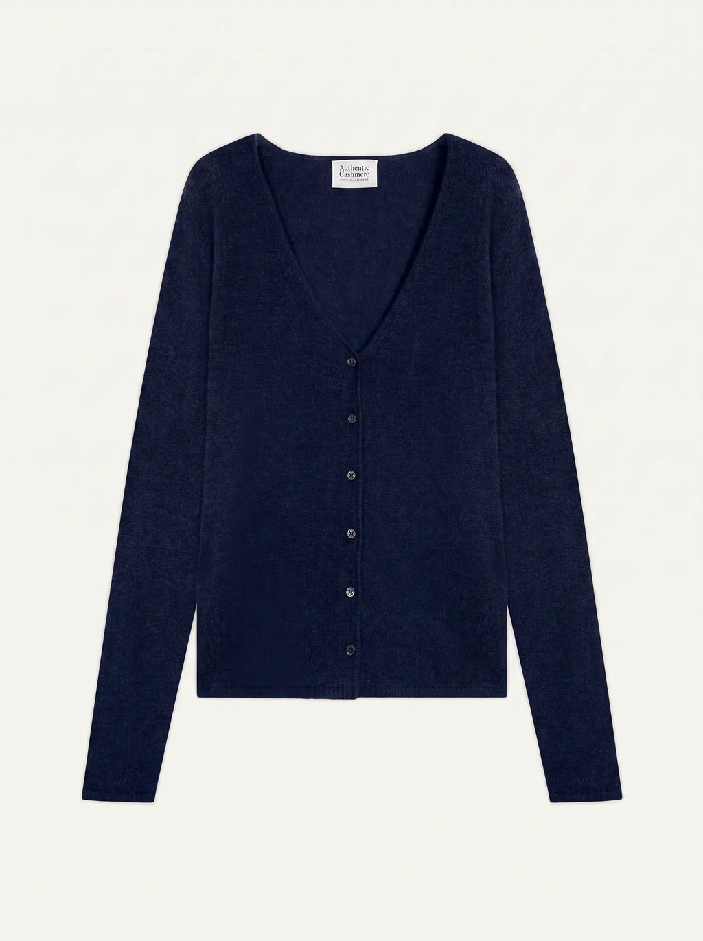 CHALAIS cardigan col V bleu marine