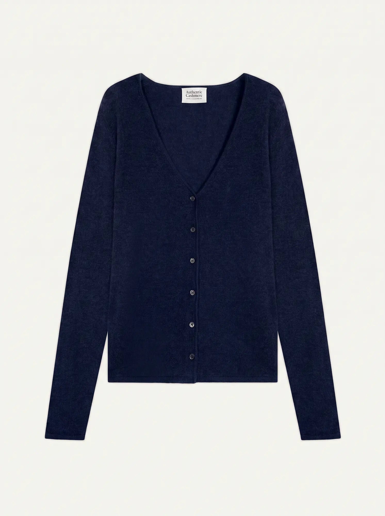 CHALAIS cardigan col V bleu marine