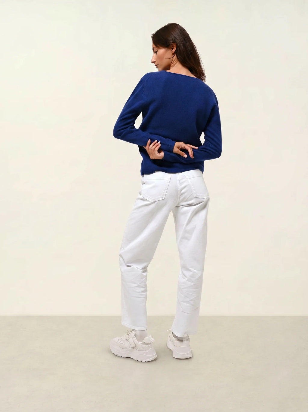 CHALAIS cardigan col V outremer