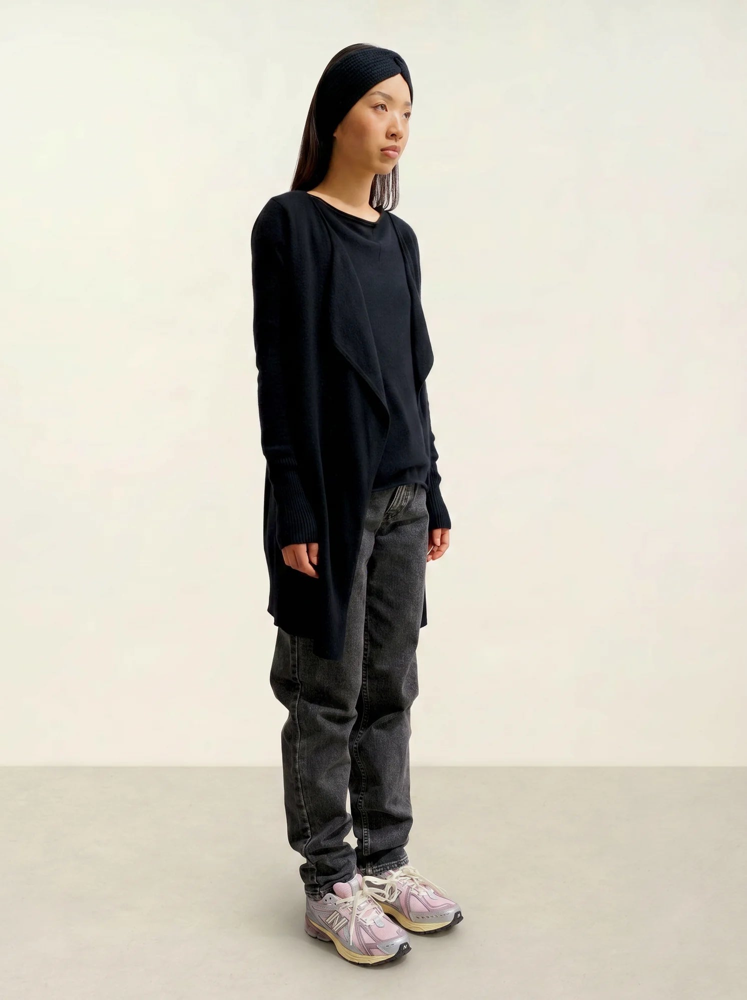CHÉSERY veste longue noir
