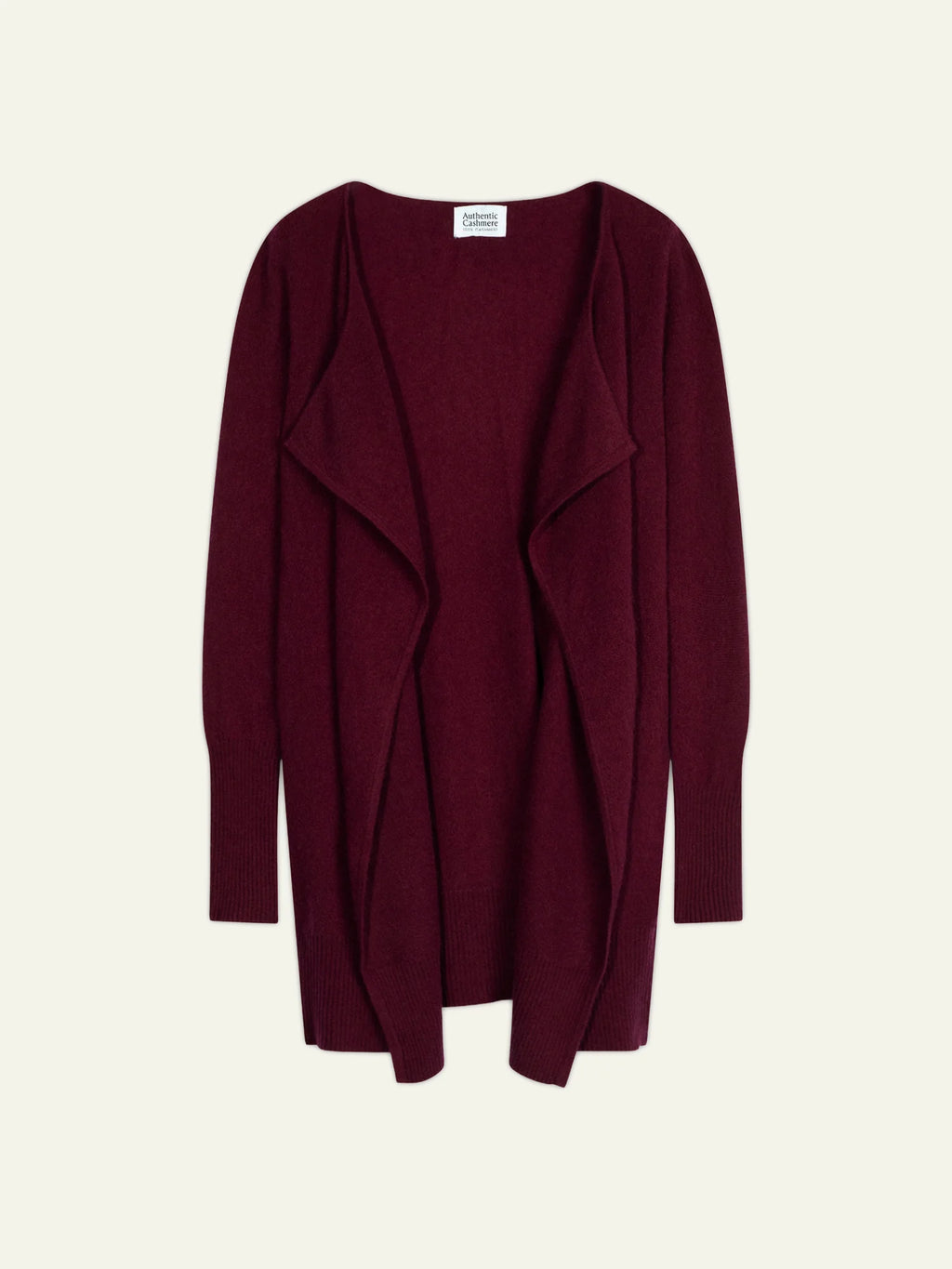 CHÉSERY veste longue bordeaux