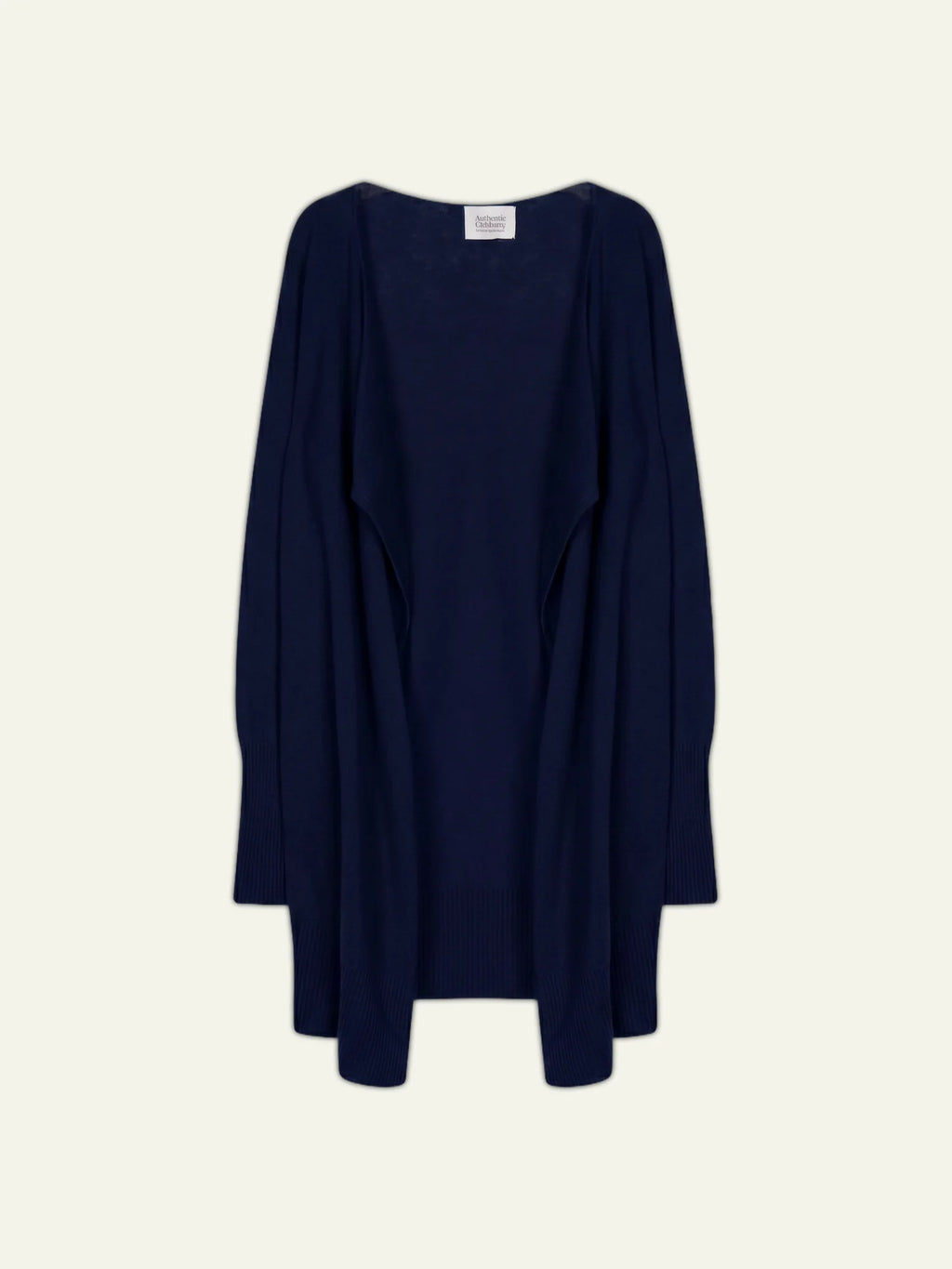 CHÉSERY veste longue bleu marine