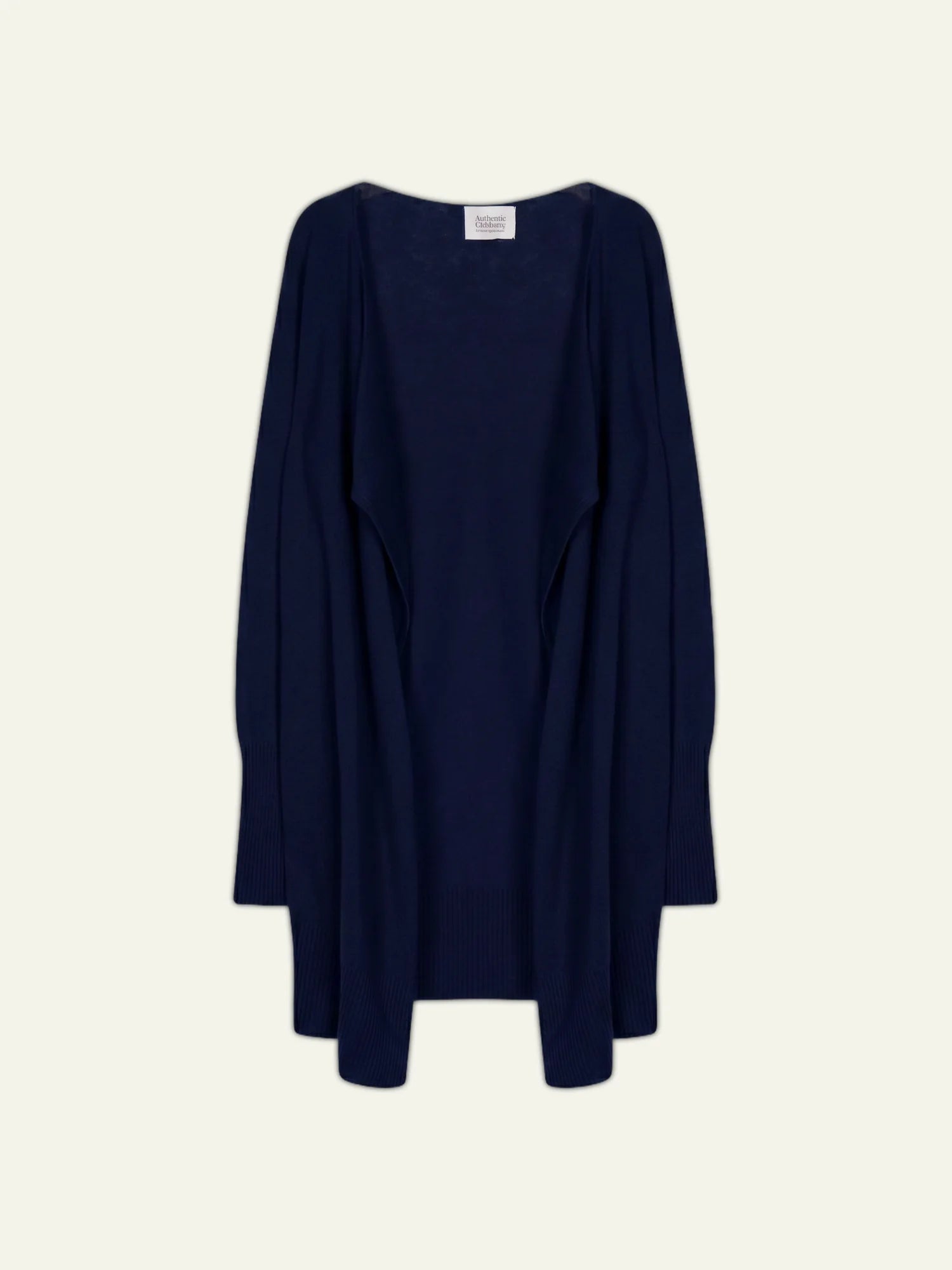 CHÉSERY veste longue bleu marine